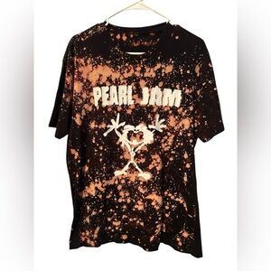 Pearl Jam Acid Washed Graphic T-Shirt Size Large